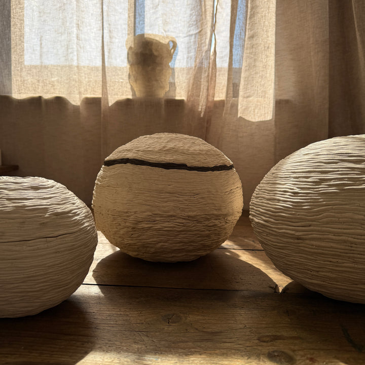 Hand-Formed South African Sculptural Ceramic Vessels