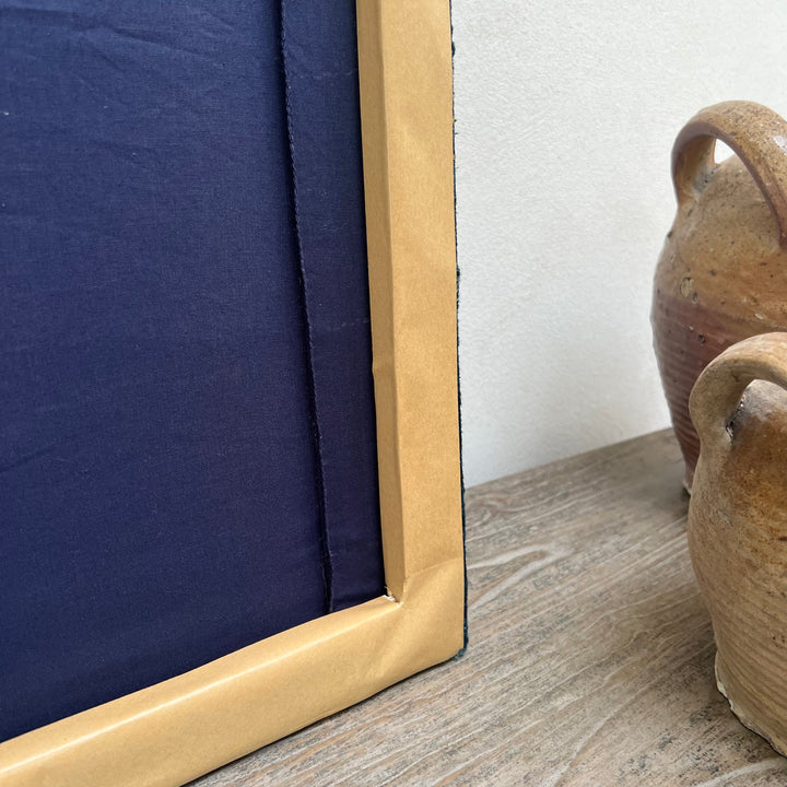 Antique Tribal Indigo Textile Artwork | 120 X 70