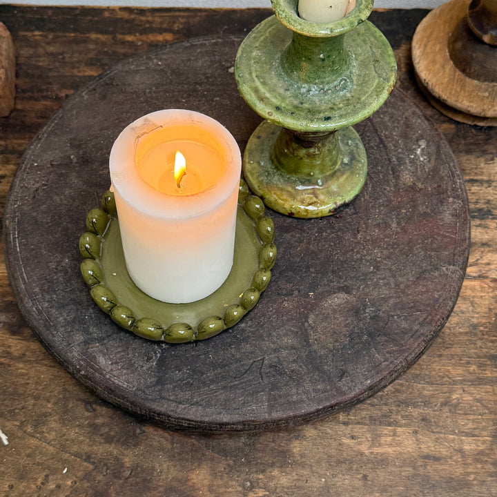 Vintage Wooden Chapati Plate