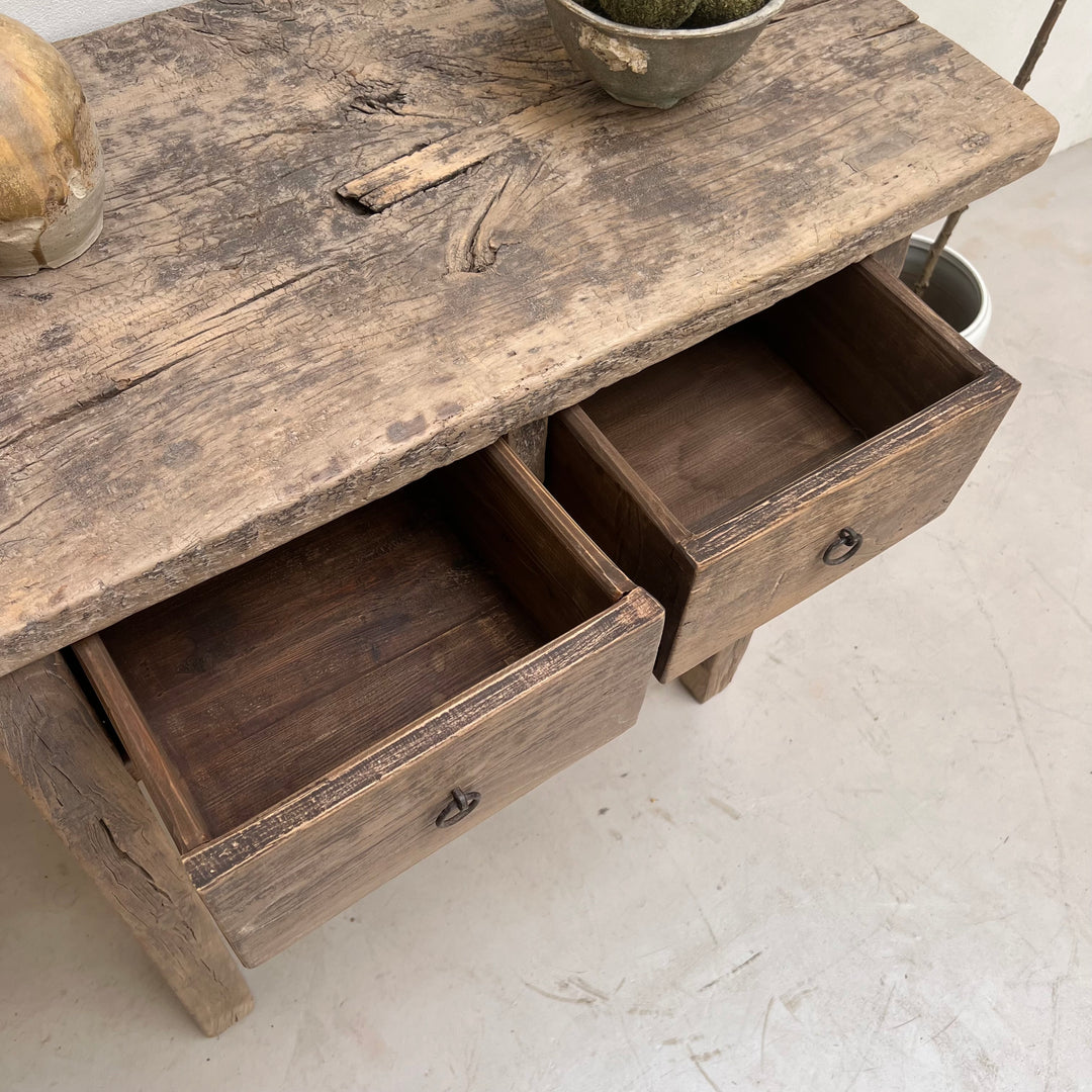 Antique Two Drawer Console Forster