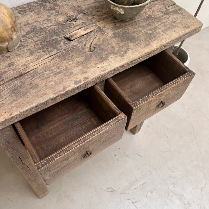 Antique Two Drawer Console Forster