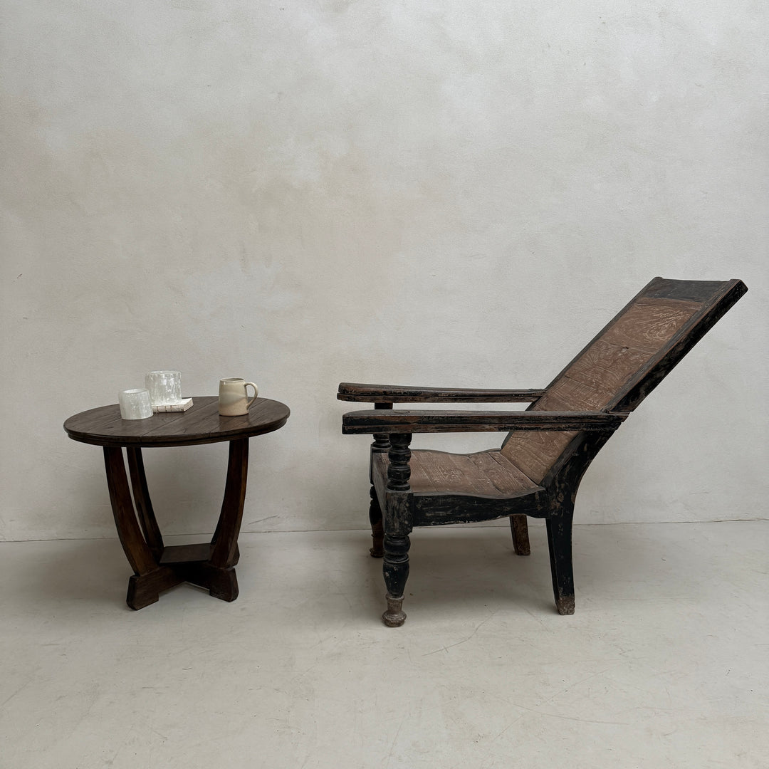 Antique Colonial Campaign Chair Charlie