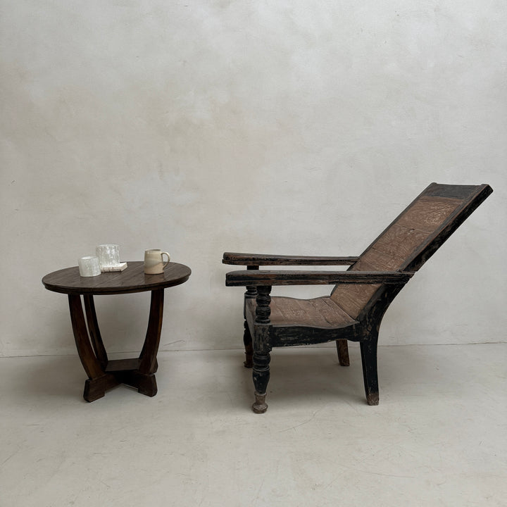 Antique Colonial Campaign Chair Charlie