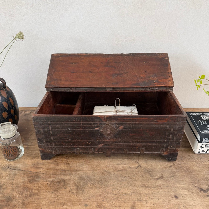 Antique Indian Teak Merchant’s Box | Ishani