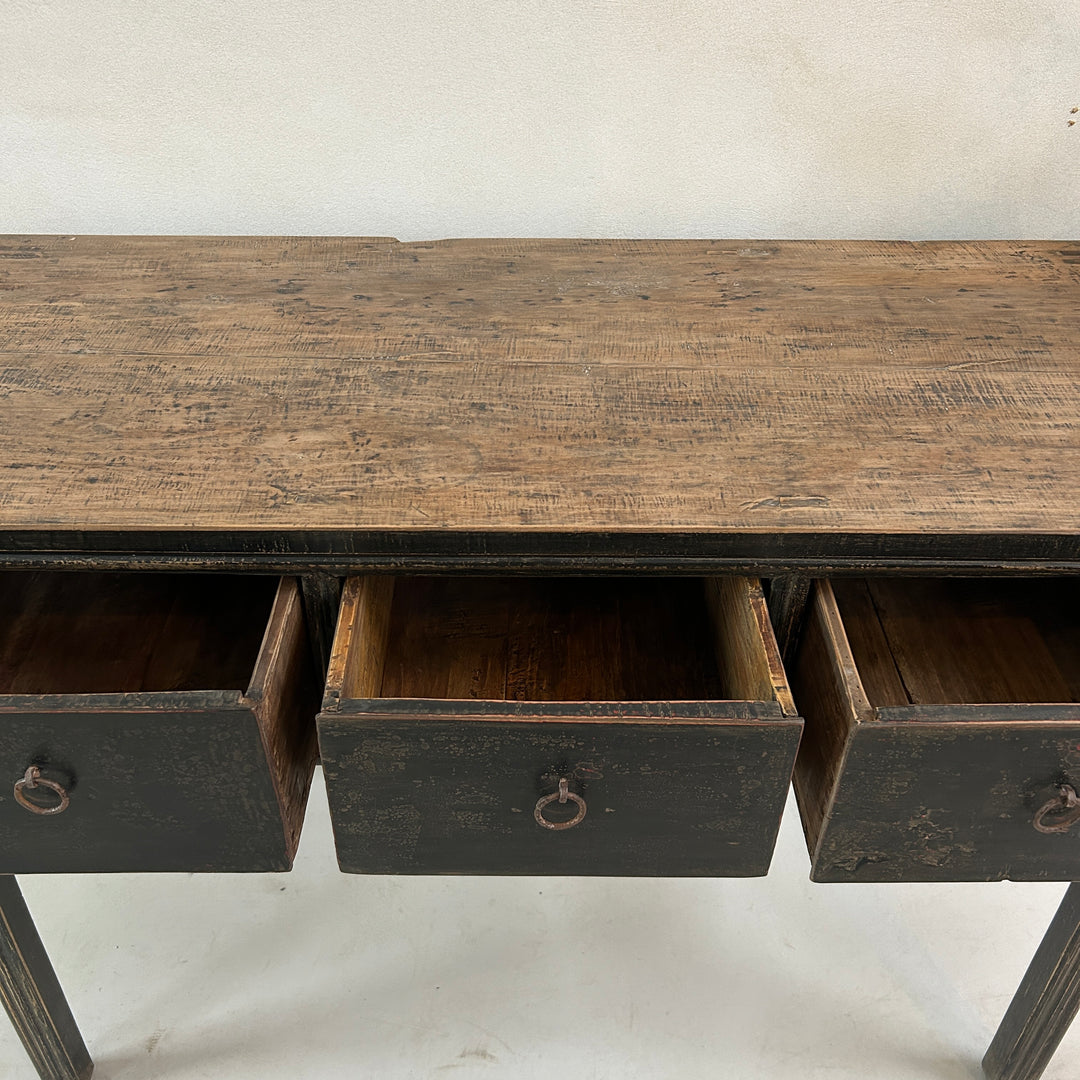 Antique Black Console Table | Stow