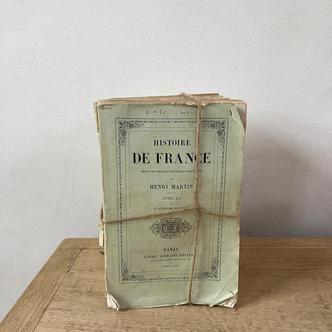 Antique French Five Book Bundle