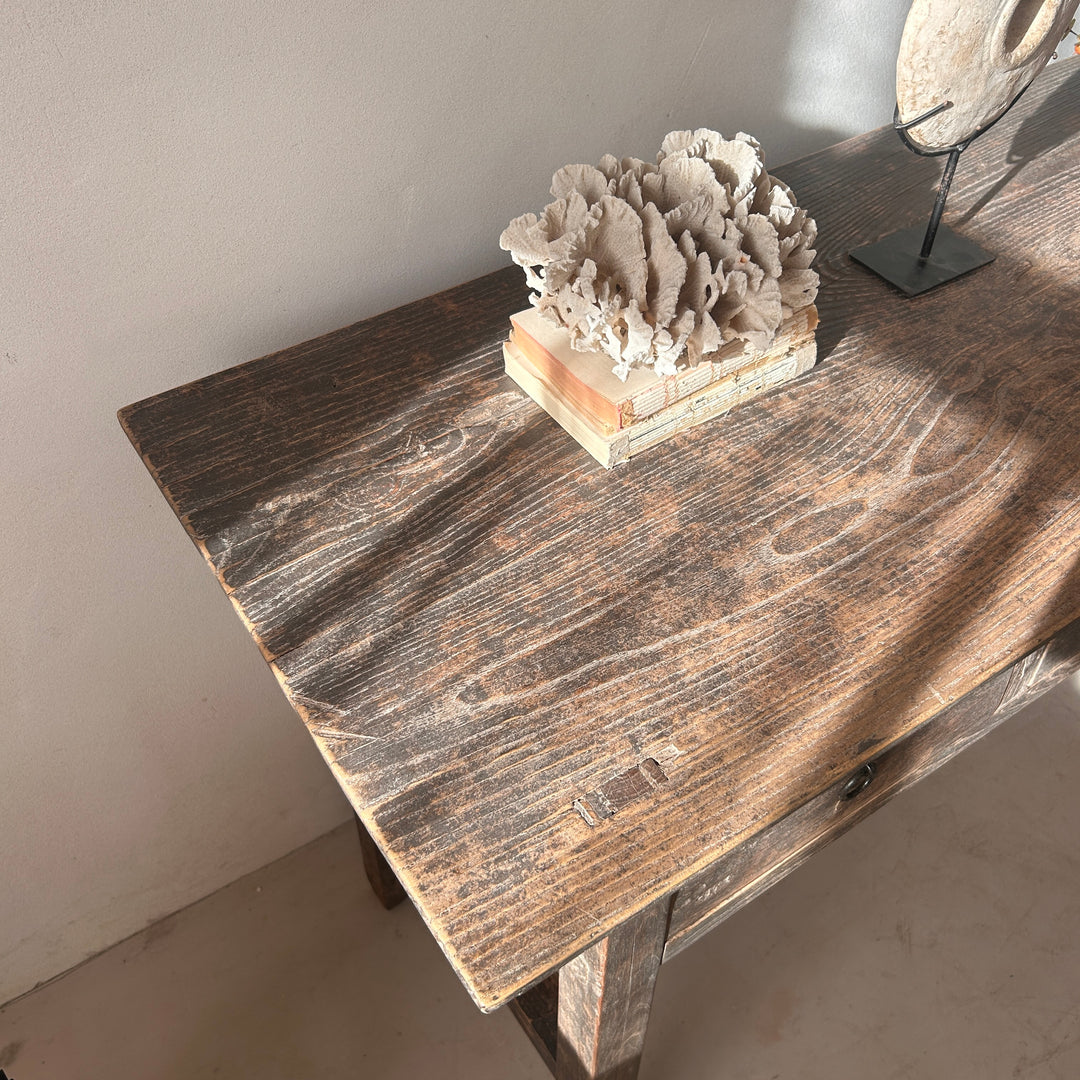 Antique Elm Console Table | Monkton