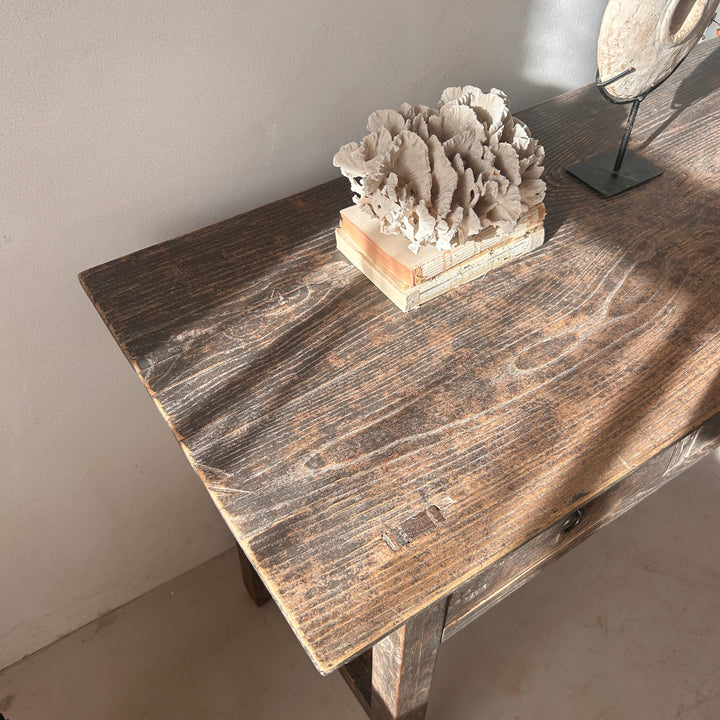 Antique Elm Console Table | Monkton