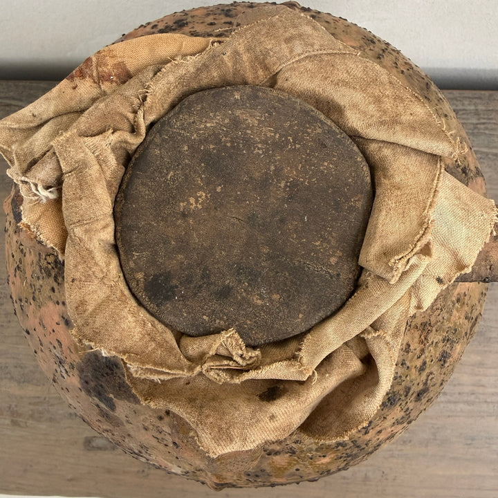 18th Century Antique French Terracotta Walnut Oil Jar | Dordogne