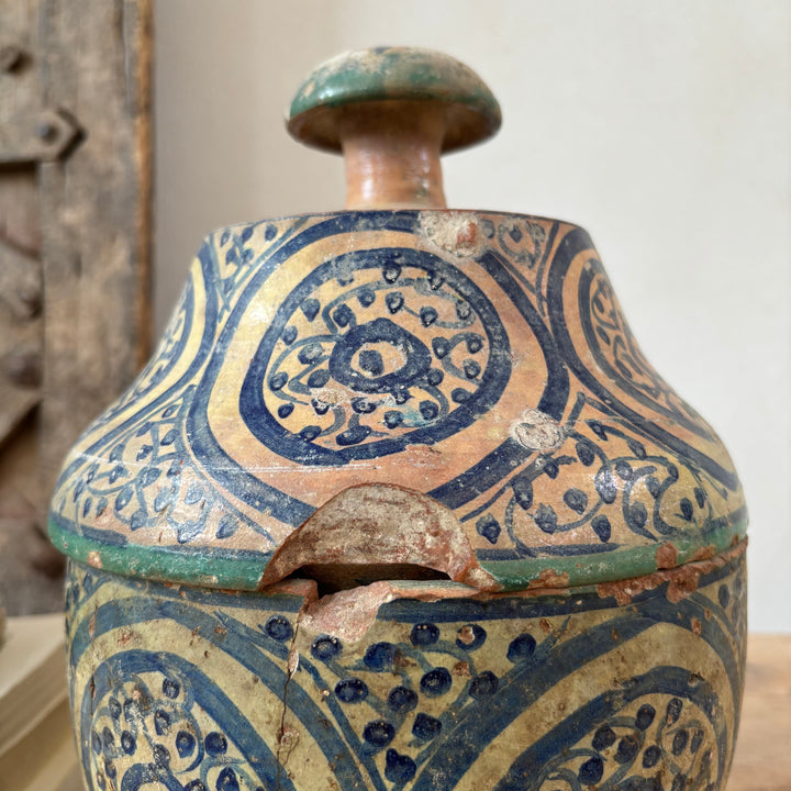 Antique Moroccan Safi Jubbaha Pot | Sulafa