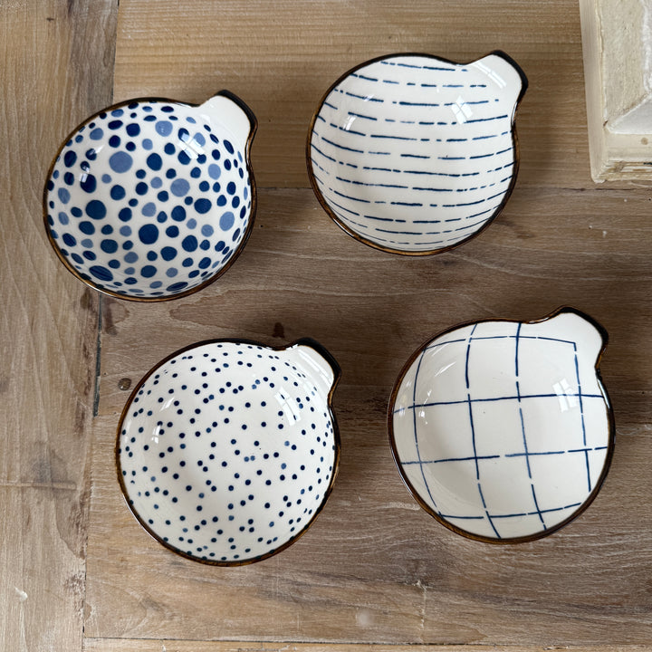 Small Ceramic Patterned Appetiser Dish