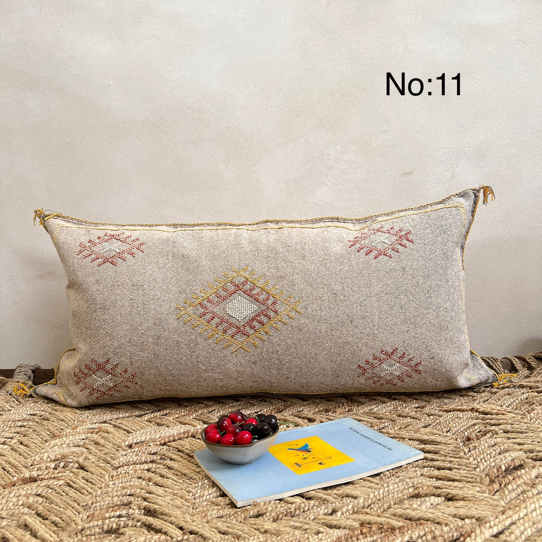 Cactus Silk Bolster Cushion