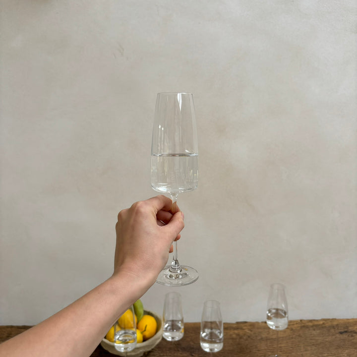 Champagne Flute Lille | Crystalline Glass 