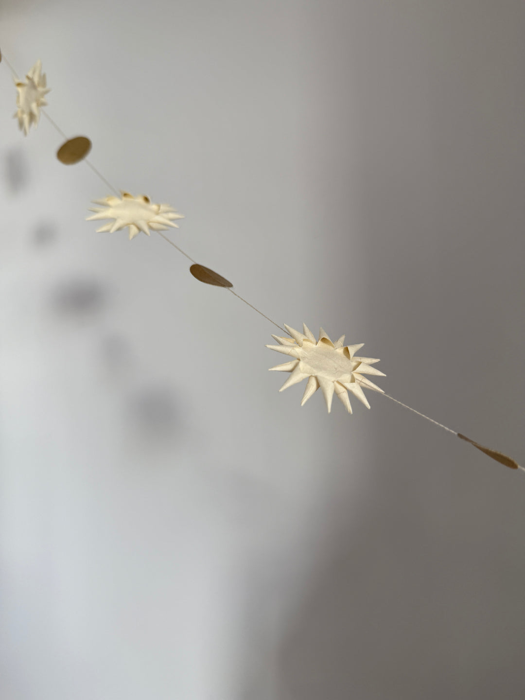Christmas Dot and Stars Paper Garland