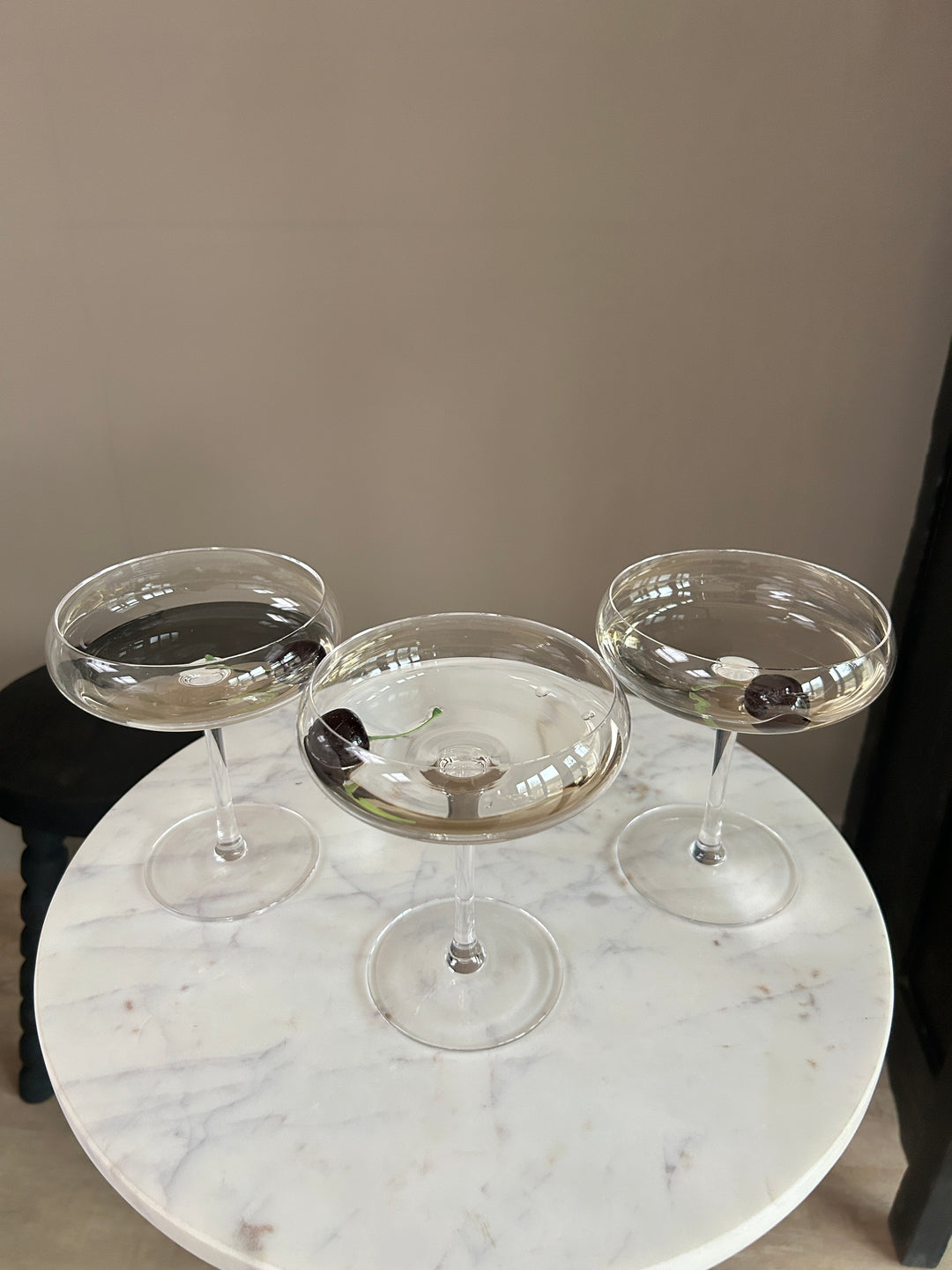 Clear Glass Cocktail Coupe