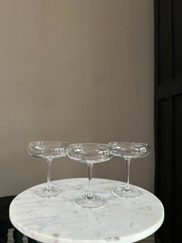 Clear Glass Cocktail Coupe