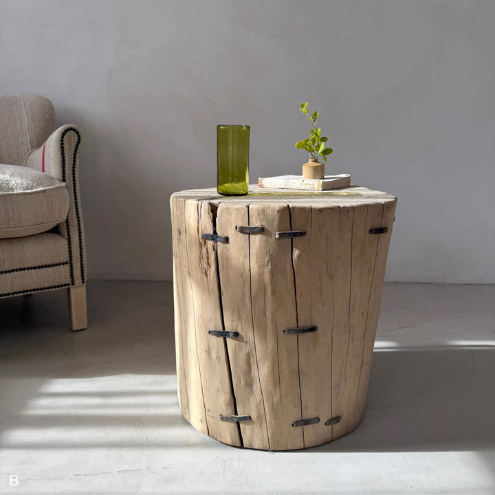 Tree Stump Side Table | Brentwood
