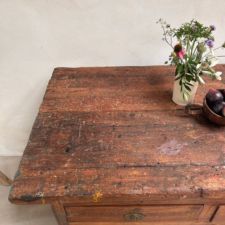 Vintage Workbench Kitchen Island | Elena