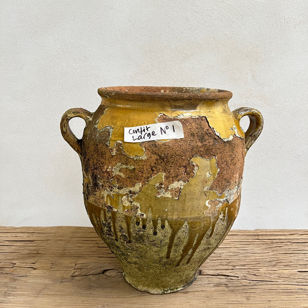 Antique French Confit Pot | Large