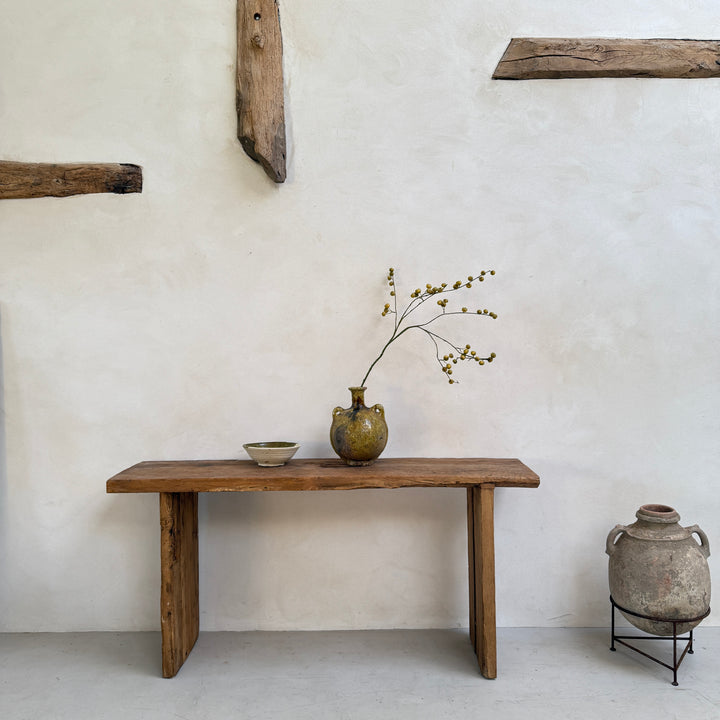 Rustic Reclaimed Wood St Ives Console Dark