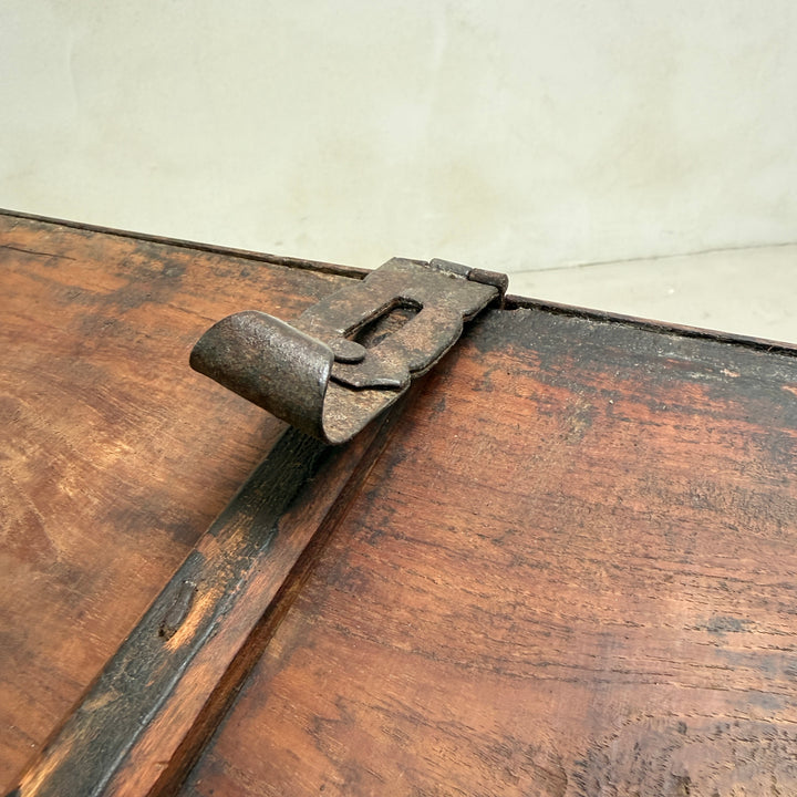 Antique Dark Green Blanket Box | Clandon