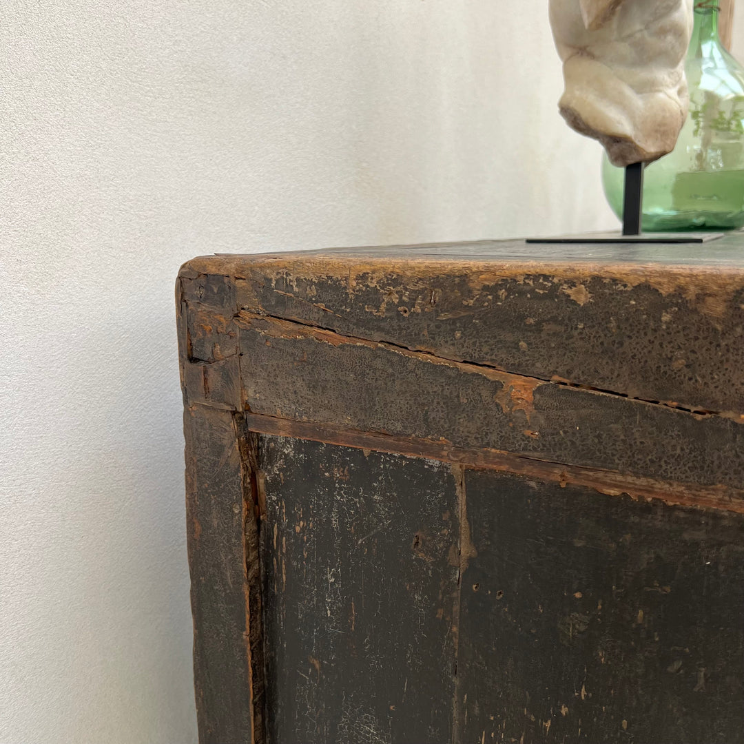Antique elm rustic black shop counter | Jackson