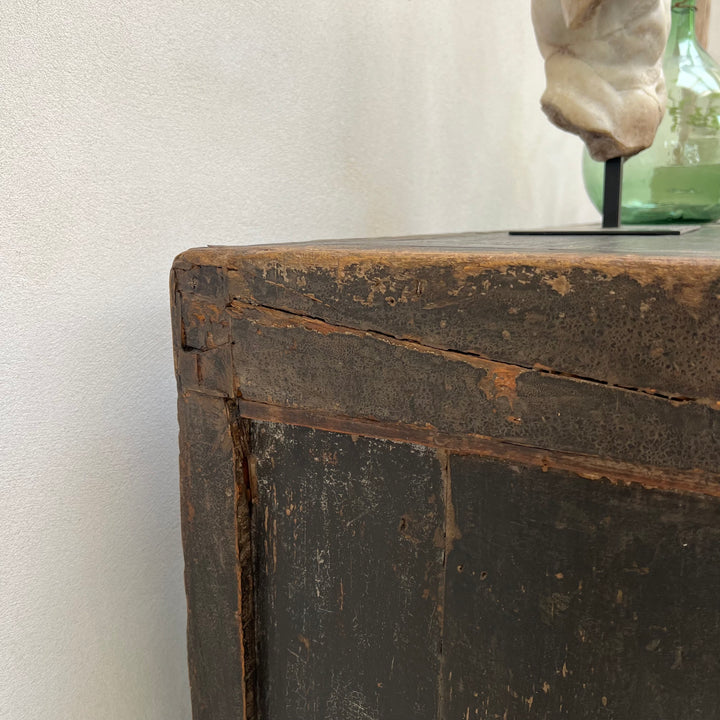 Antique elm rustic black shop counter | Jackson