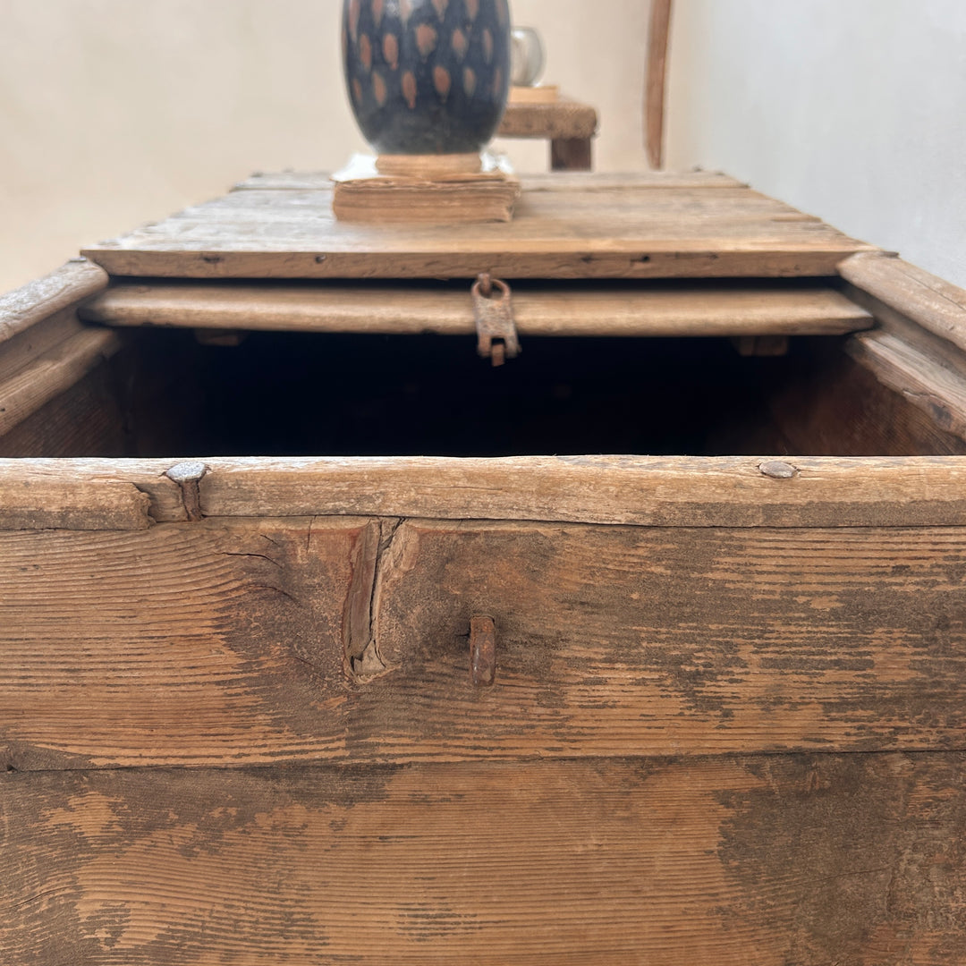 Antique Pine Blanket Box | Albie