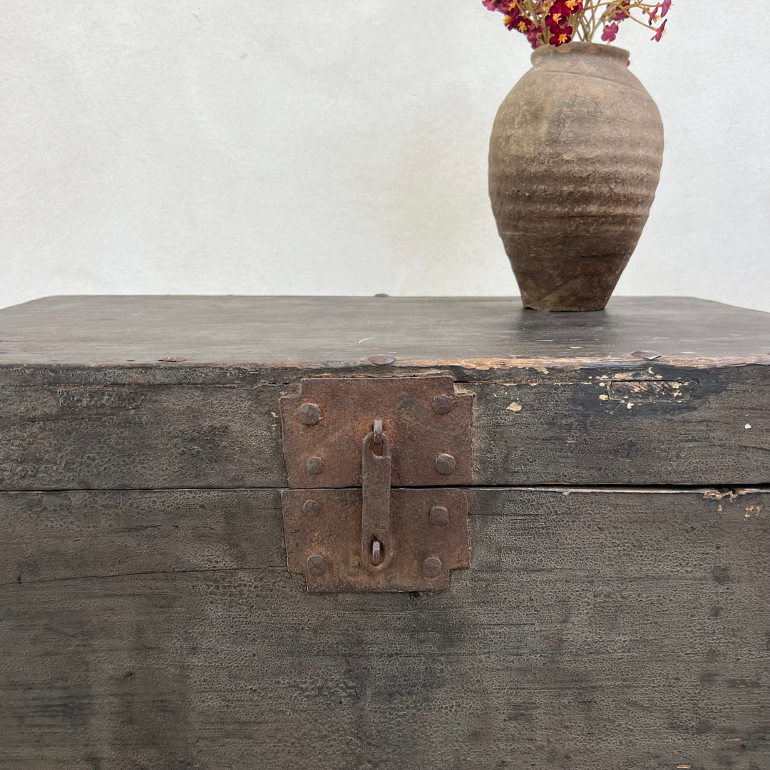 Antique Black Blanket box | Bexhill