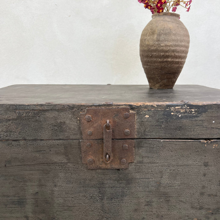Antique Black Blanket box | Bexhill