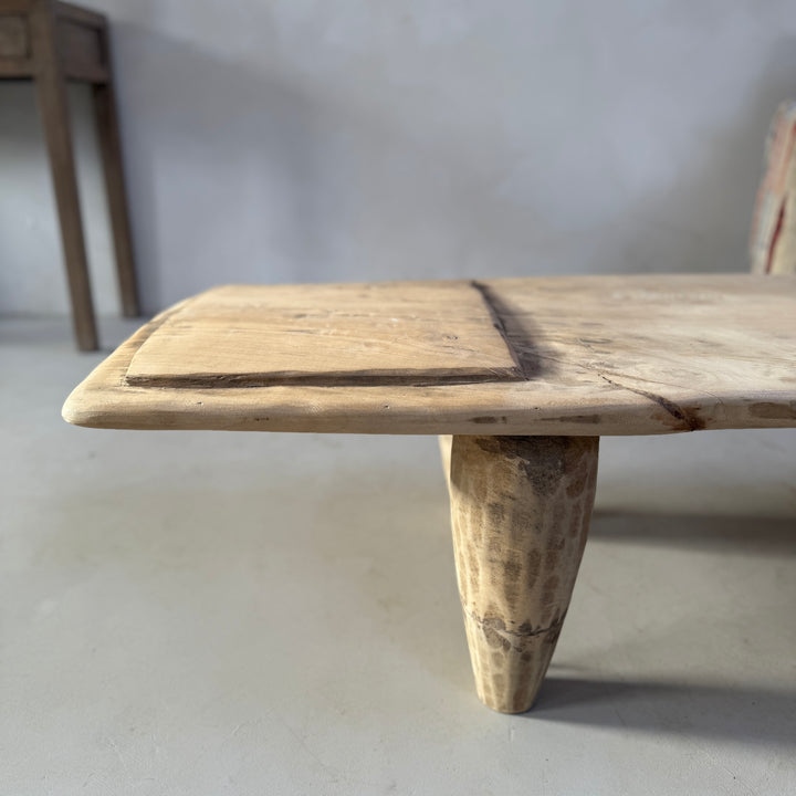 Antique Pale wood Naga Coffee Table