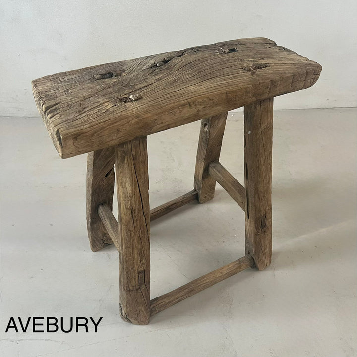 Antique Wooden Small Utility Bench