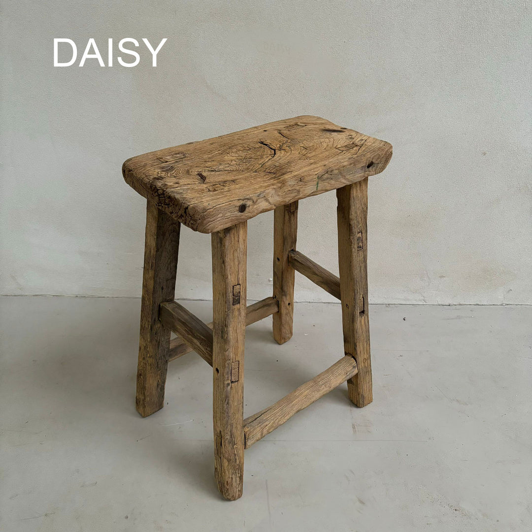 Rustic Wood Antique Stool (select from photo)