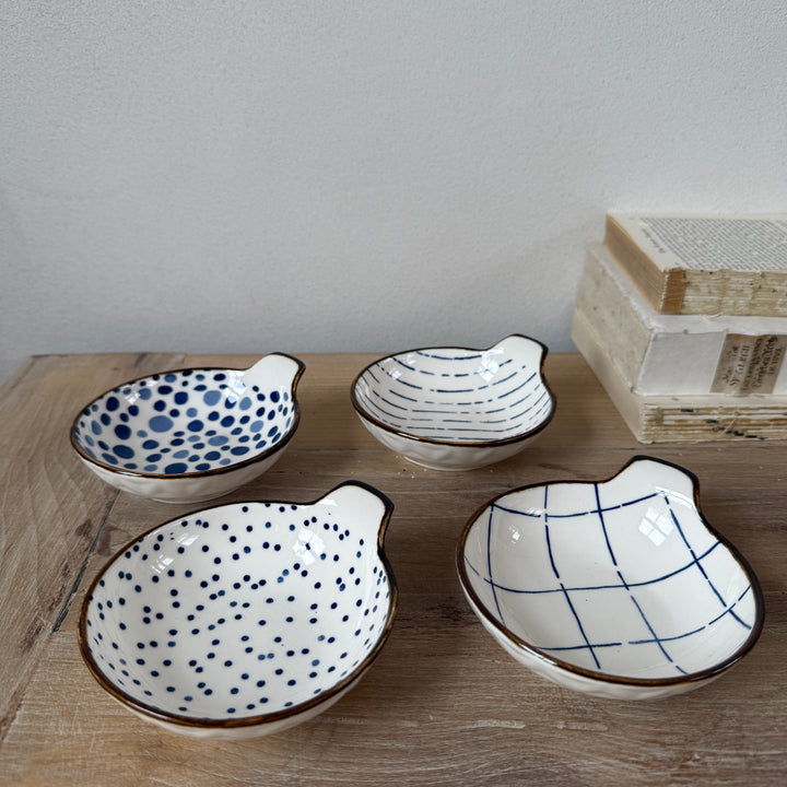 Small Ceramic Patterned Appetiser Dish