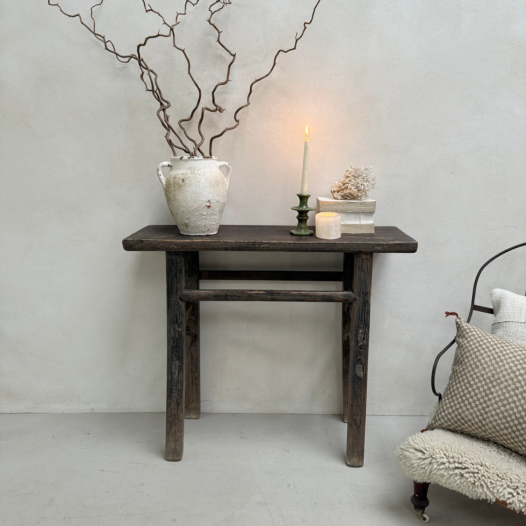 Small Black Antique Console Table | Bowbrook