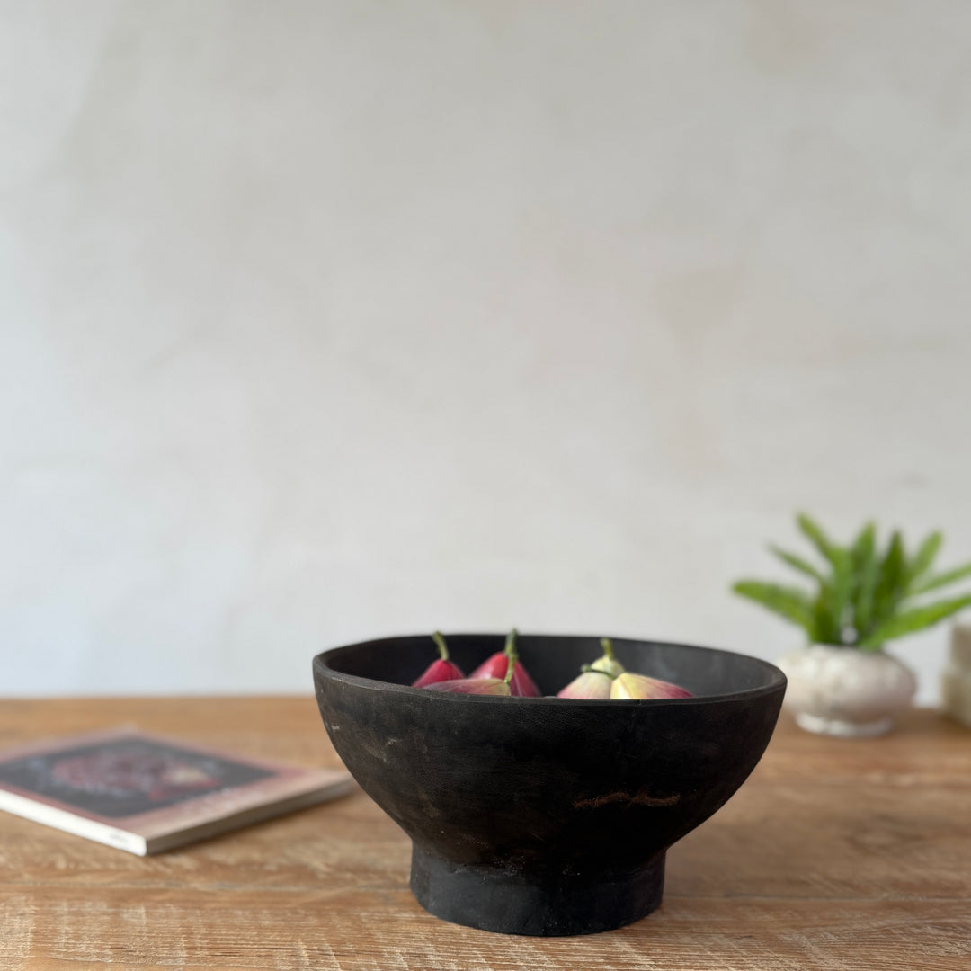 Dark Ironwood turned bowl 24cm