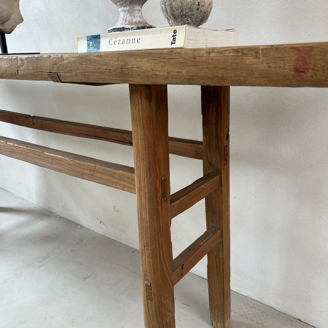 Antique Elm Console Table | Tamara