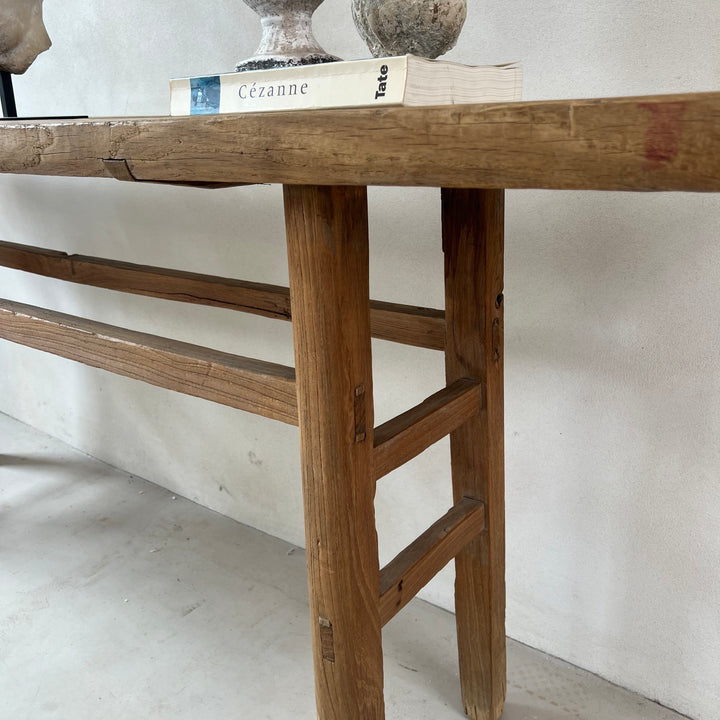 Antique Elm Console Table | Tamara