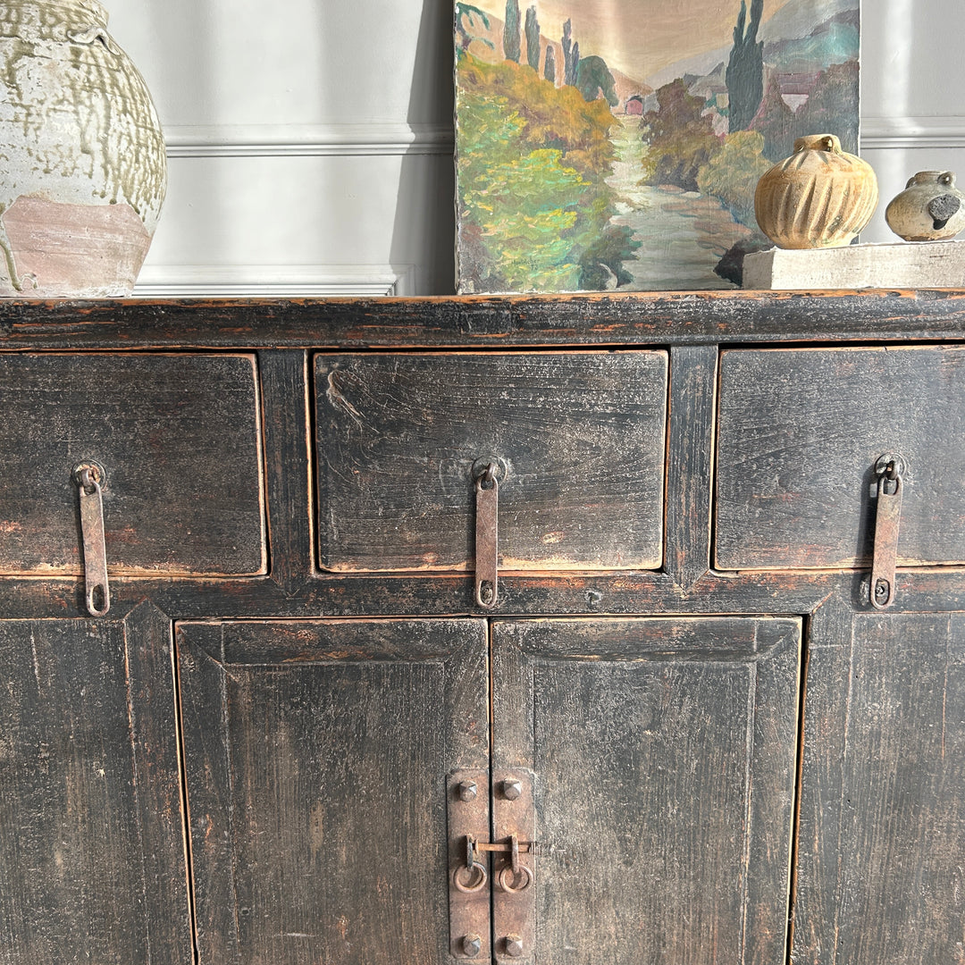 Unique Antique Black Cabinet | Wotton
