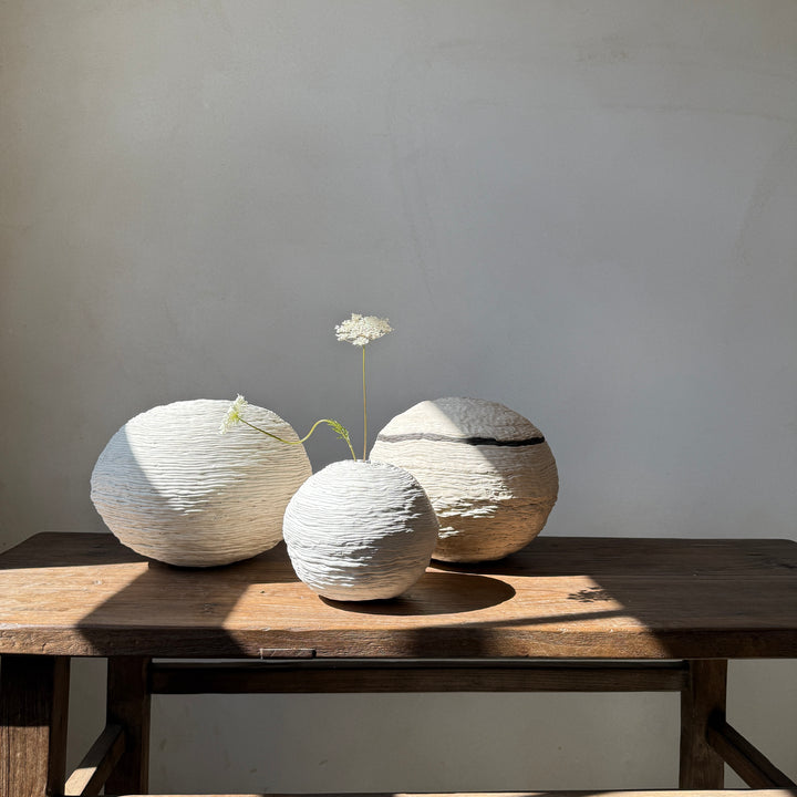 Hand-Formed South African Sculptural Ceramic Vessels