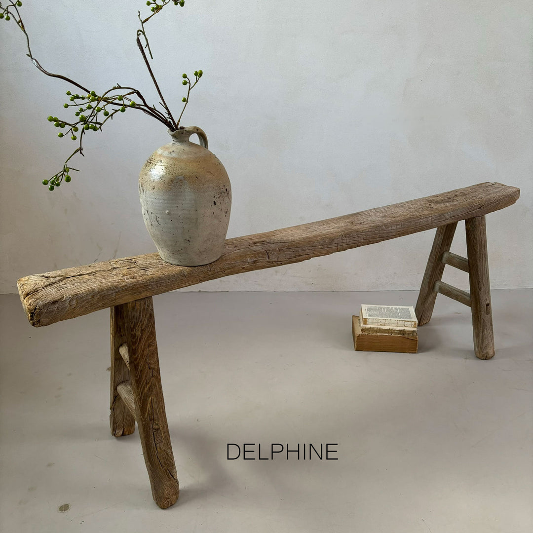 Extra Long Rustic Antique Bench | 122 to 150cm long