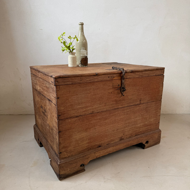 Antique Indian Teak Blanket Box | Harmoni