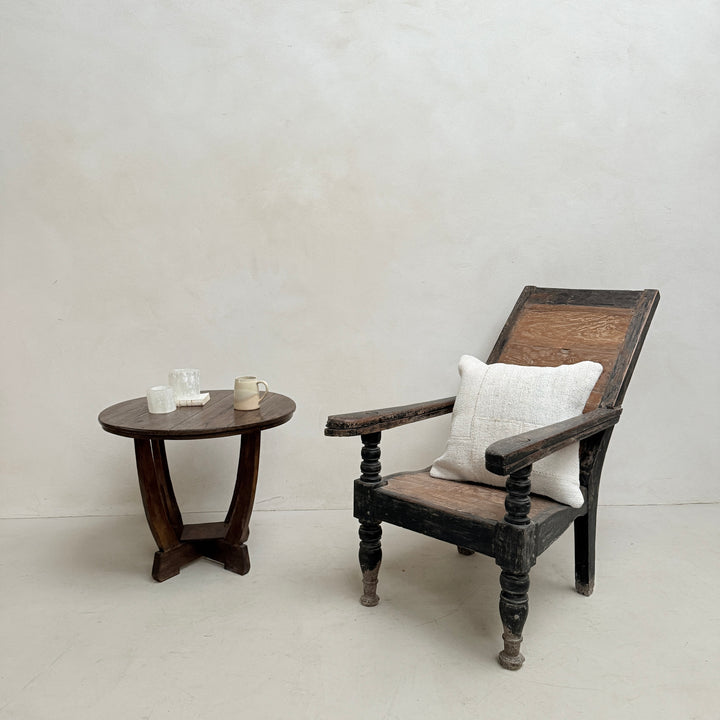 Antique Colonial Campaign Chair Charlie