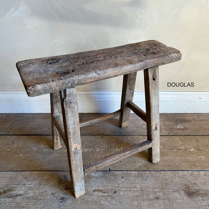 Antique Wooden Small Utility Bench