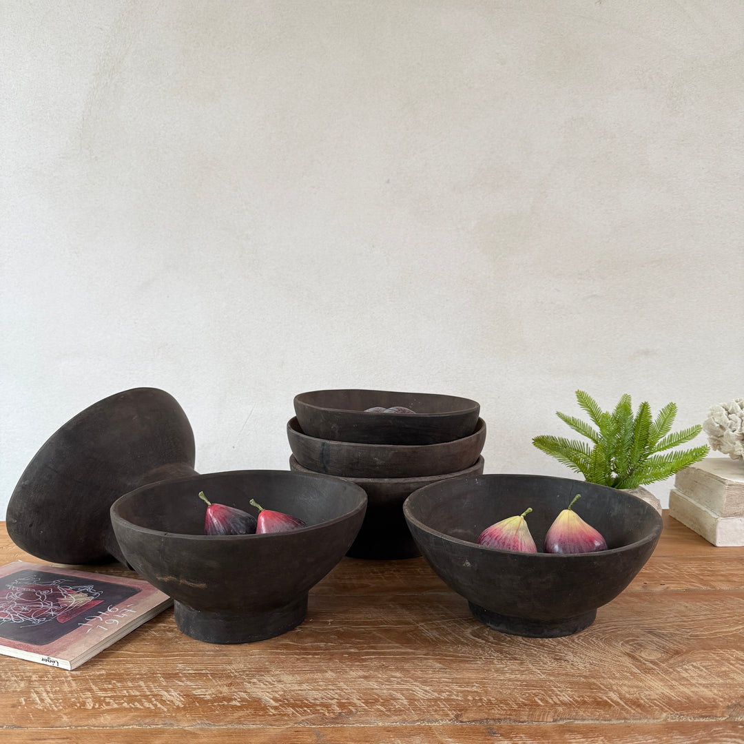 Dark Ironwood turned bowl 24cm