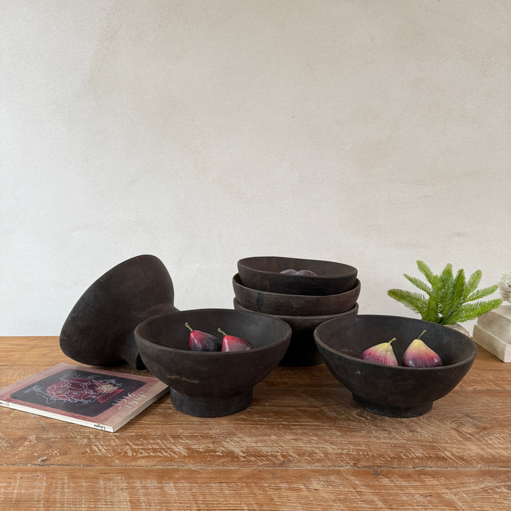 Dark Ironwood turned bowl 24cm