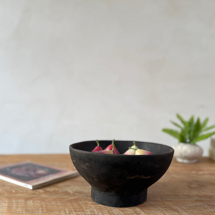 Dark Ironwood turned bowl 24cm 