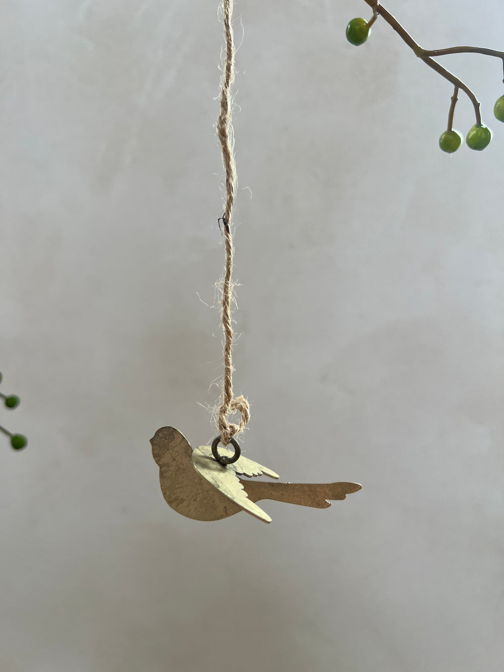 Decorative Gold Metal Bird