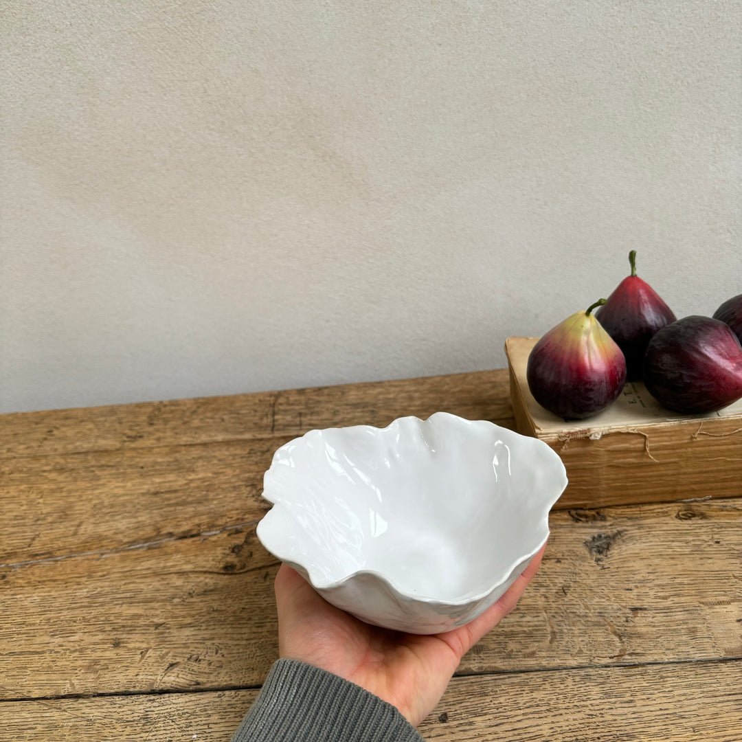 Decorative ceramic serving bowl extra small 4