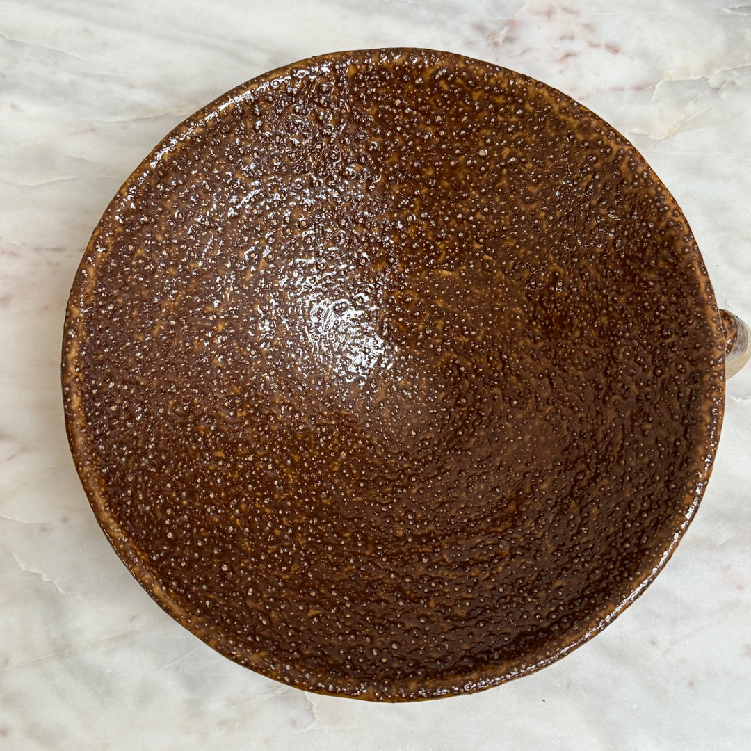 Decorative stoneware serving bowl | Kin